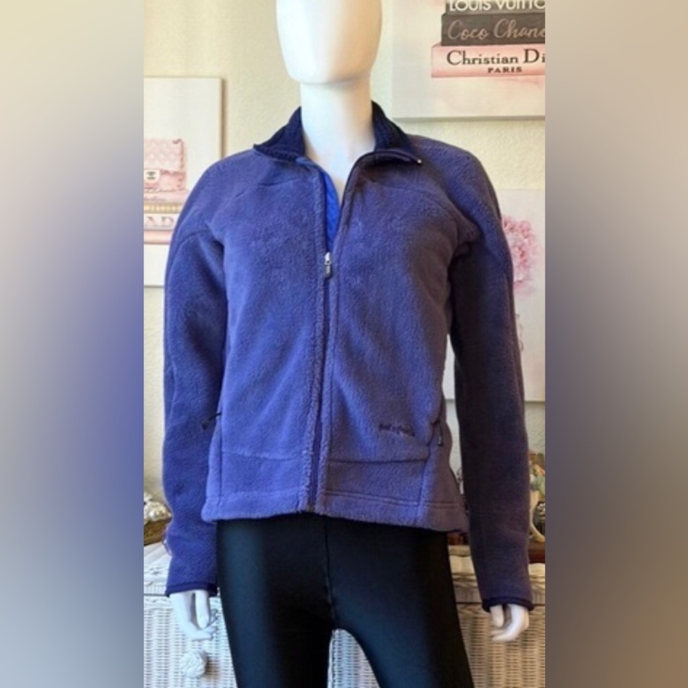 Patagonia Polartec Vintage Fleece Full Zipper Jacket in Royal Purple size M